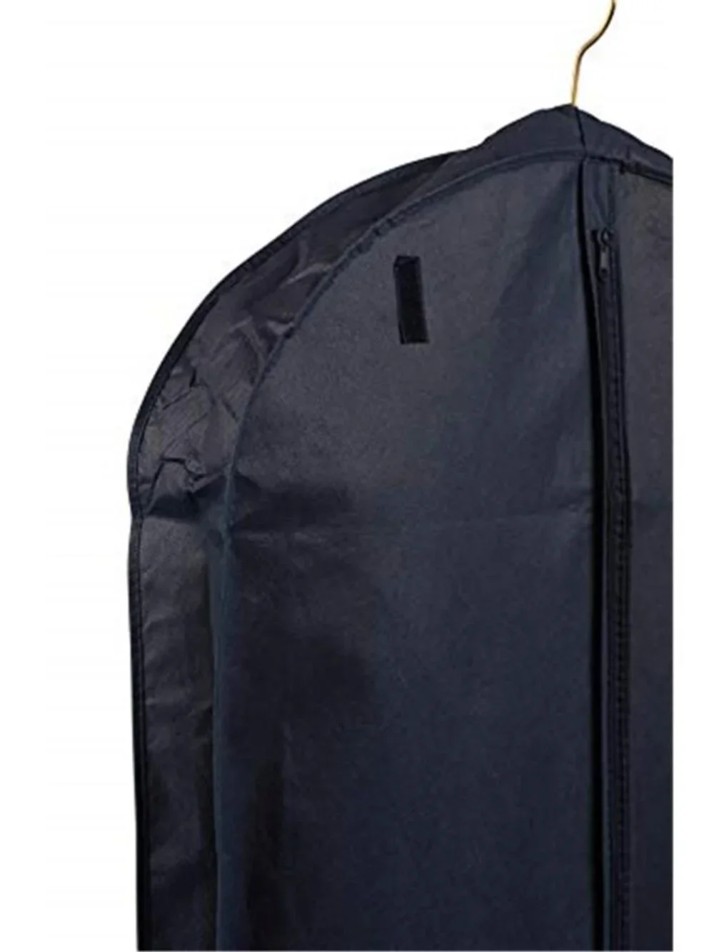 Black Garment Bag Suit Dress Coat Storage Travel Hanging Clothes Protector